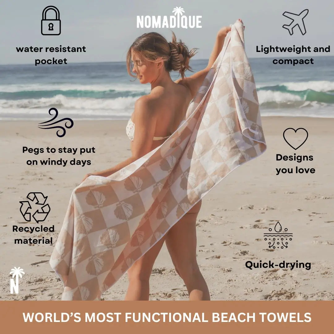 How to Choose a Sand-Free Beach Towel: What to Look For - Nomadique Co