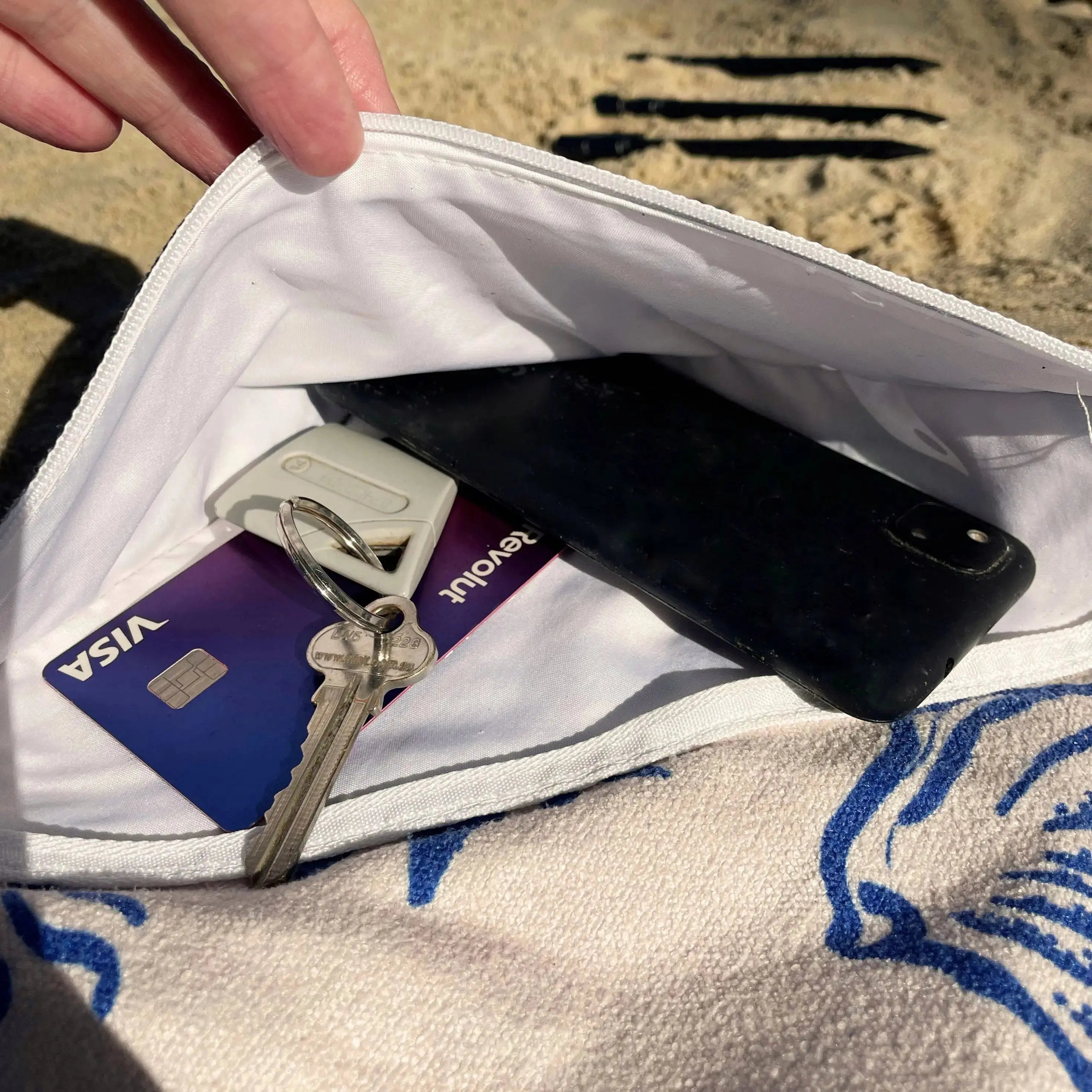 Beach Towels with Pockets