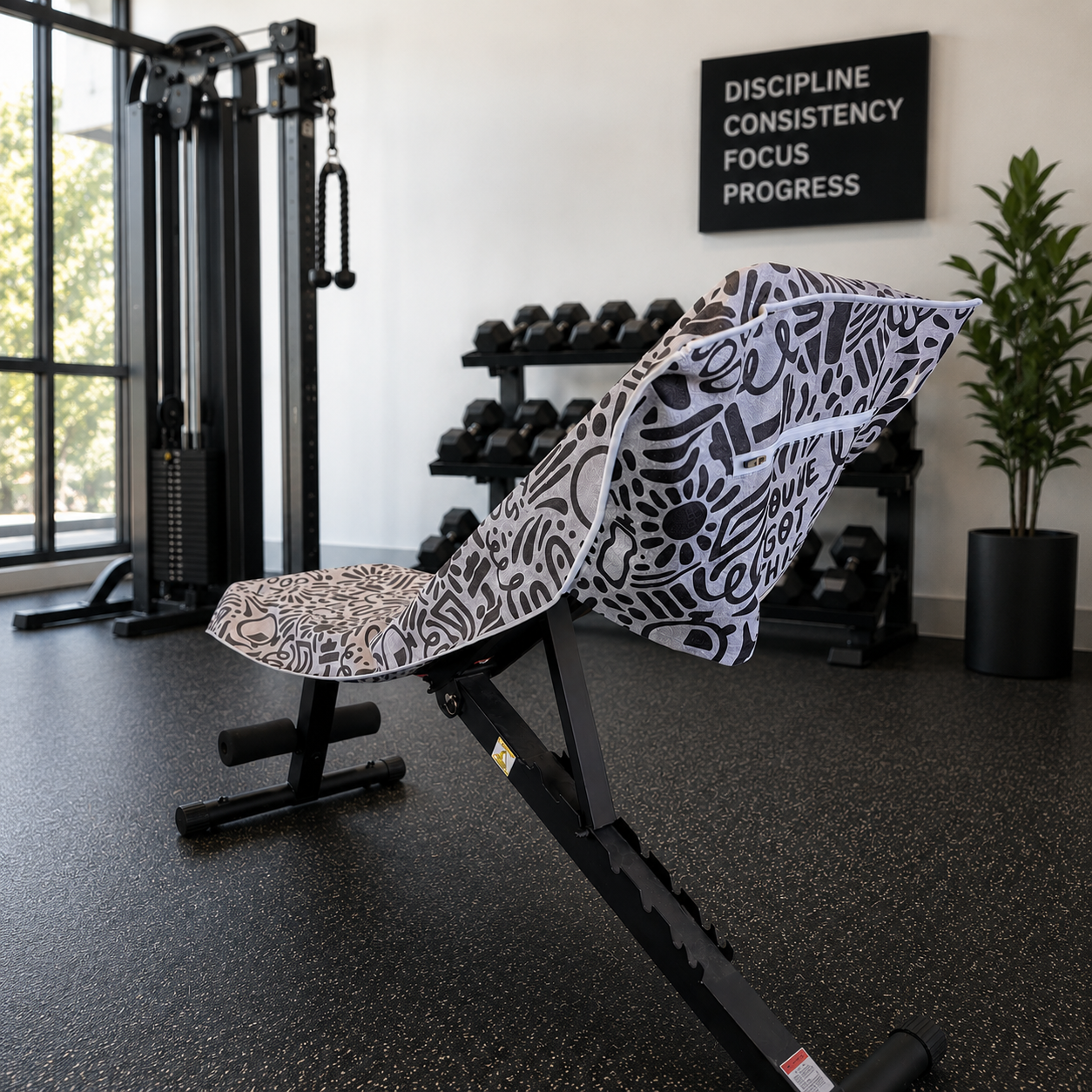 Gym Towel with Hood and Pocket - You got this