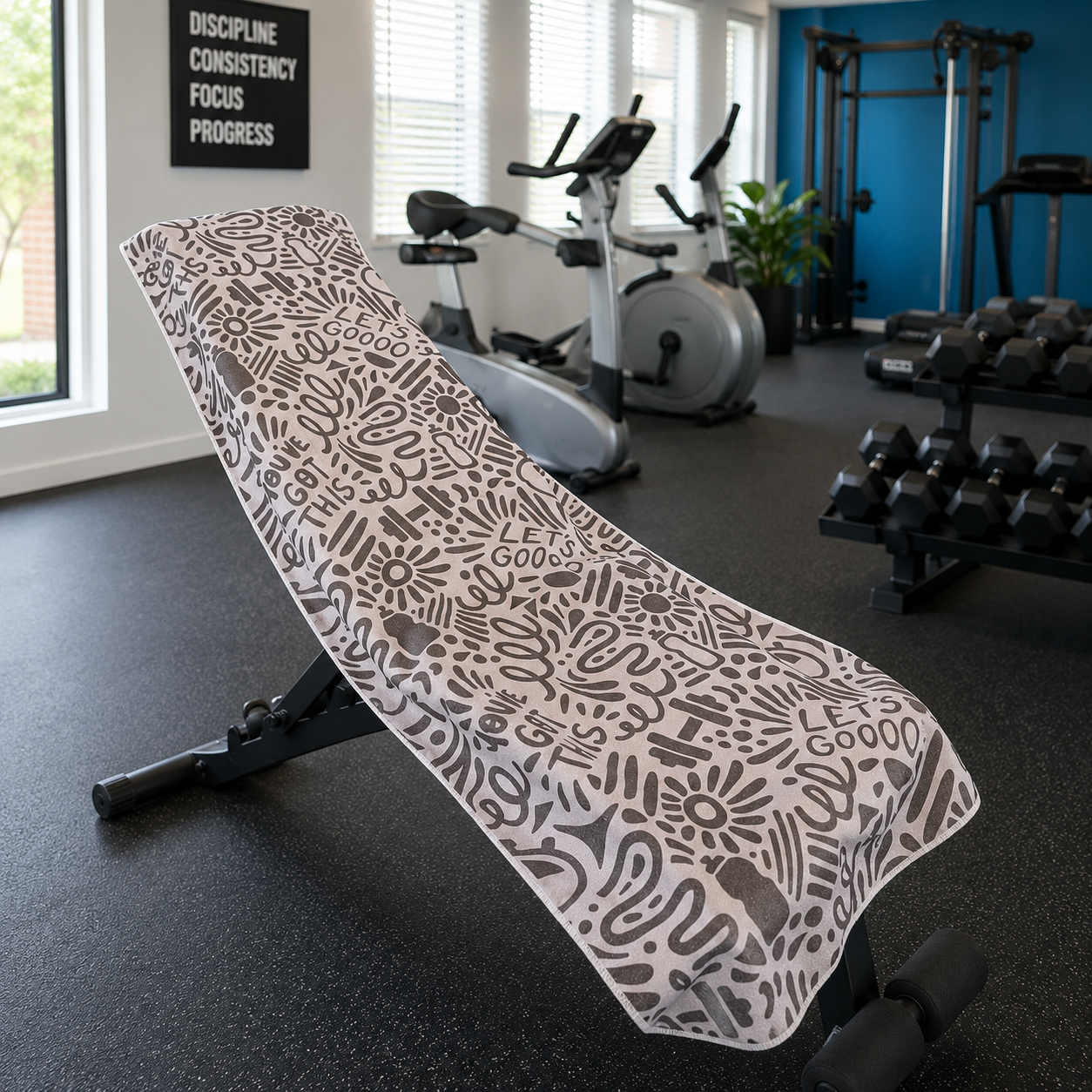 Gym Towel with Hood and Pocket - You got this