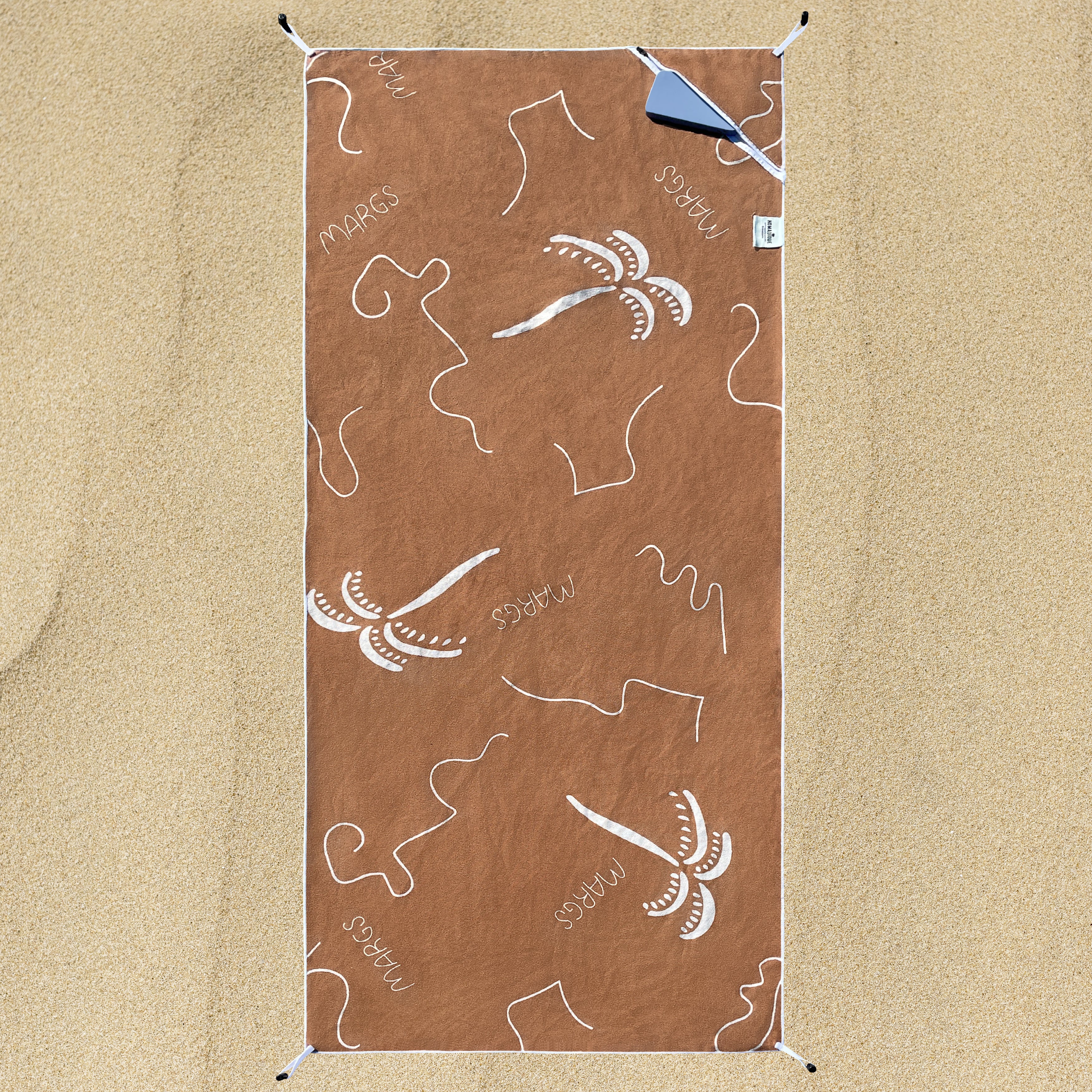 Phuket Sand Free Beach Towel With Pocket