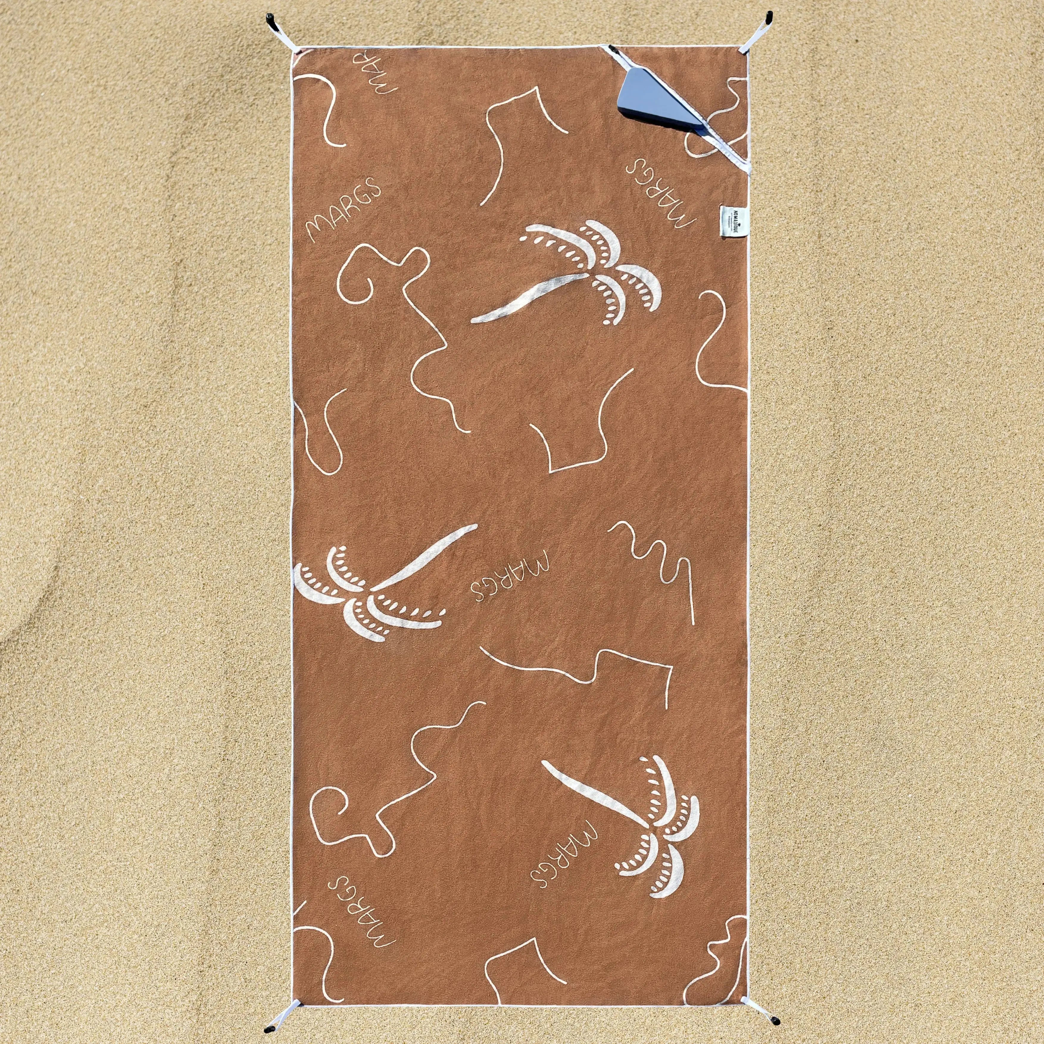 Phuket Sand Free Beach Towel With Pocket Nomadique Co