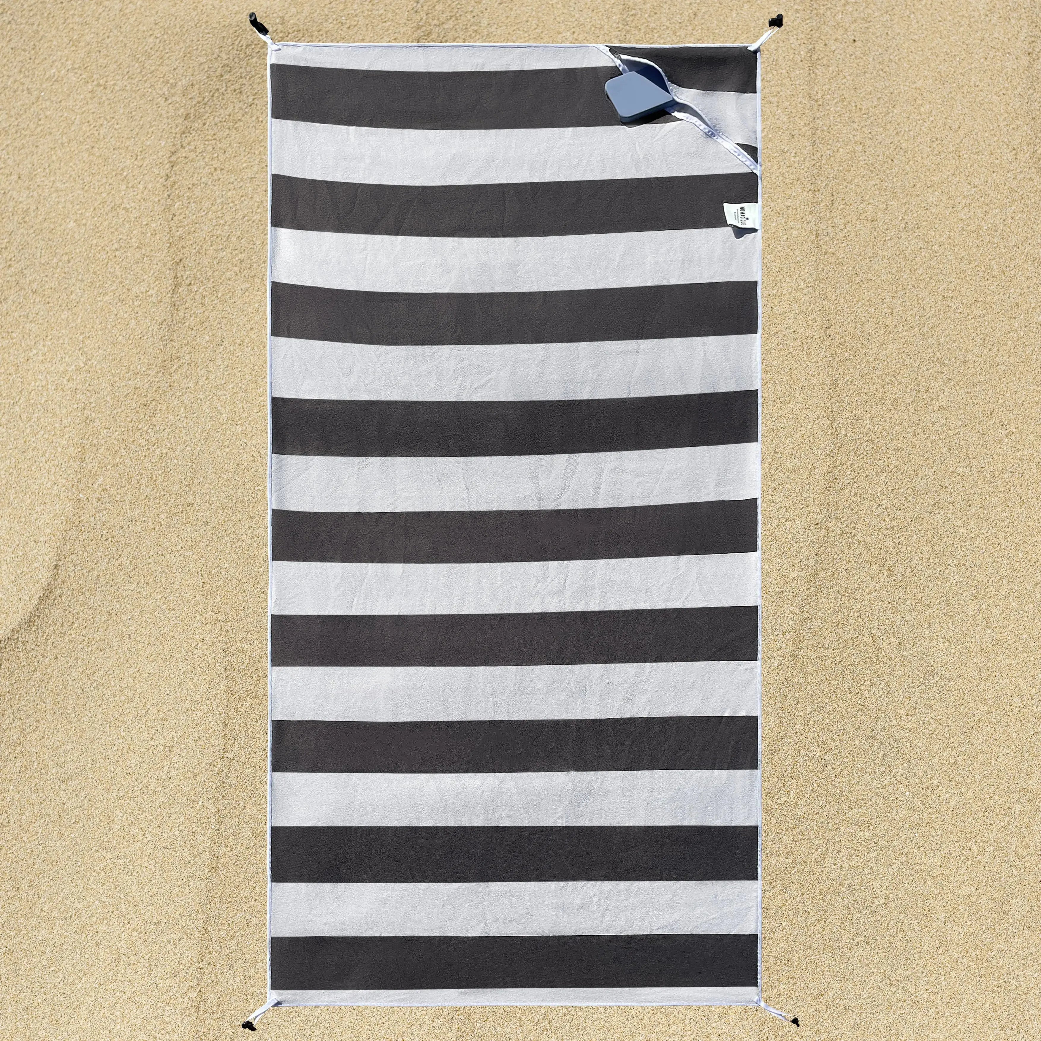 Capri Sand Free Beach Towel With Pocket Nomadique Co