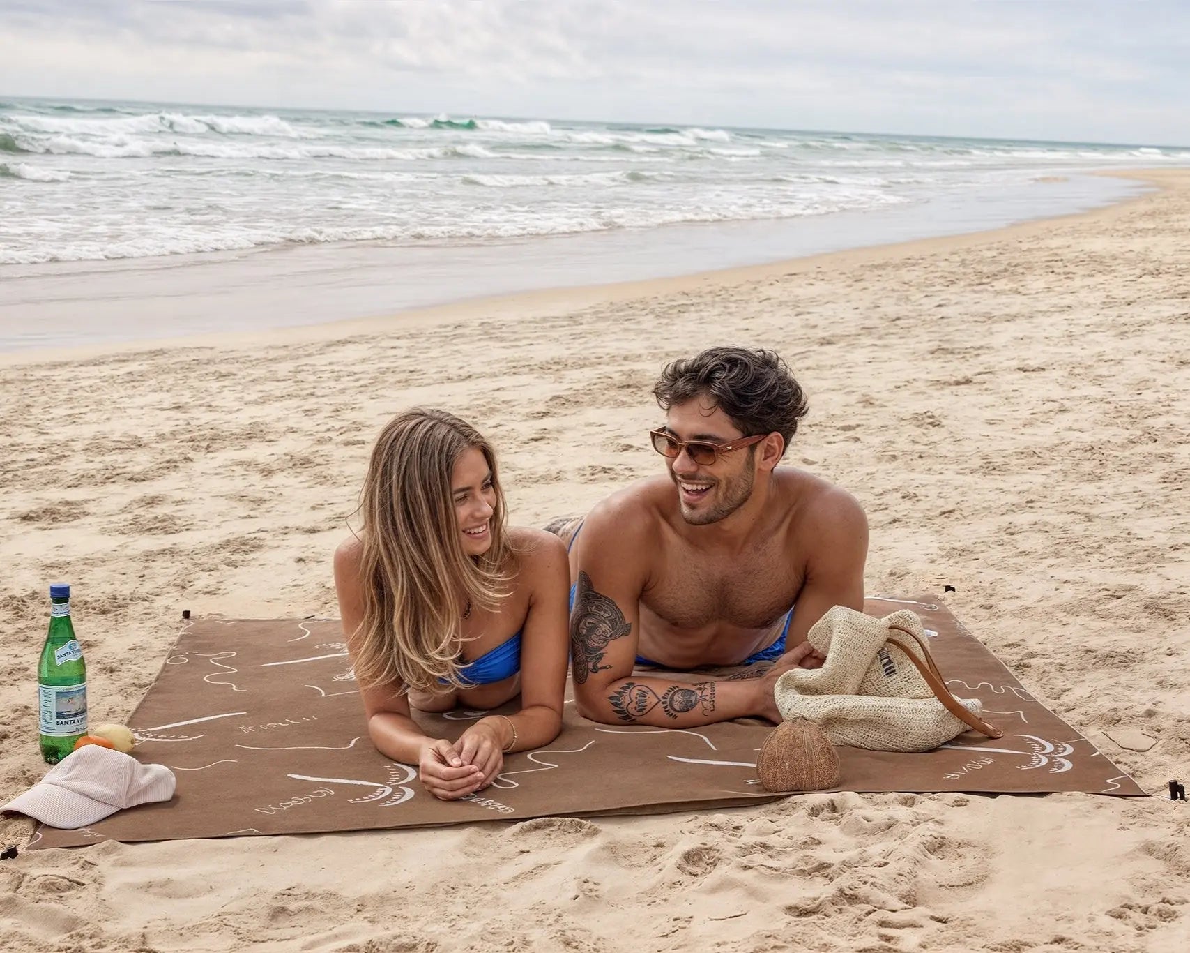 XL Phuket Sand Free Beach Towel with Pocket Nomadique Co