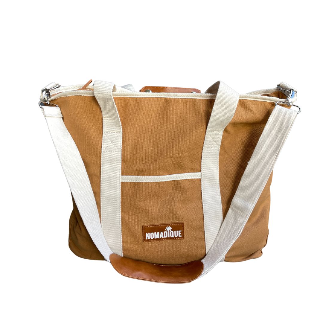 Large Cooler Tote Bag Brown - CLEARANCE