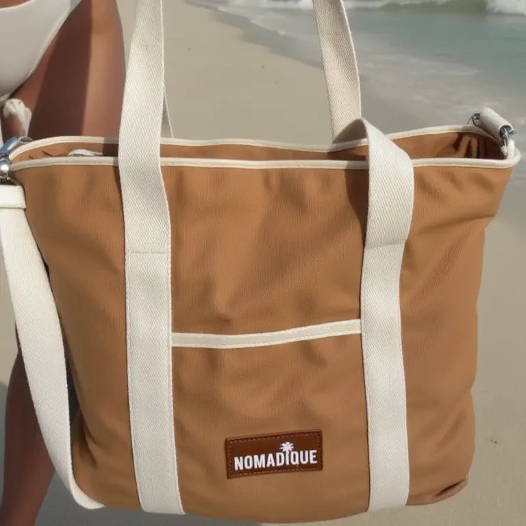 Large Cooler Tote Bag Brown - CLEARANCE Nomadique Co
