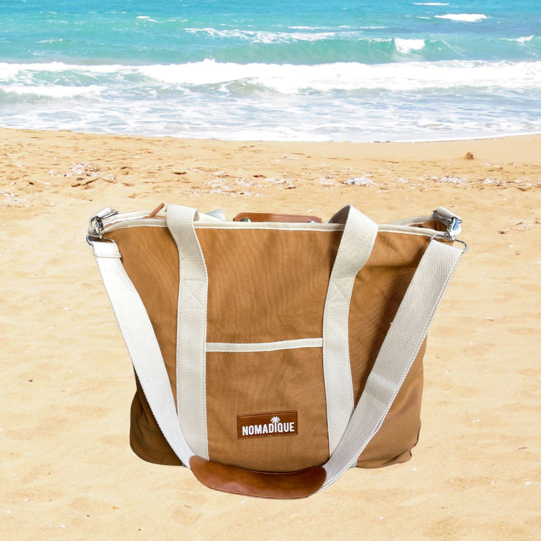 Large Cooler Tote Bag Brown - CLEARANCE